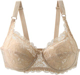 Plus-Size Lace Bra - Sexy & Elegant Design for Comfort and Style