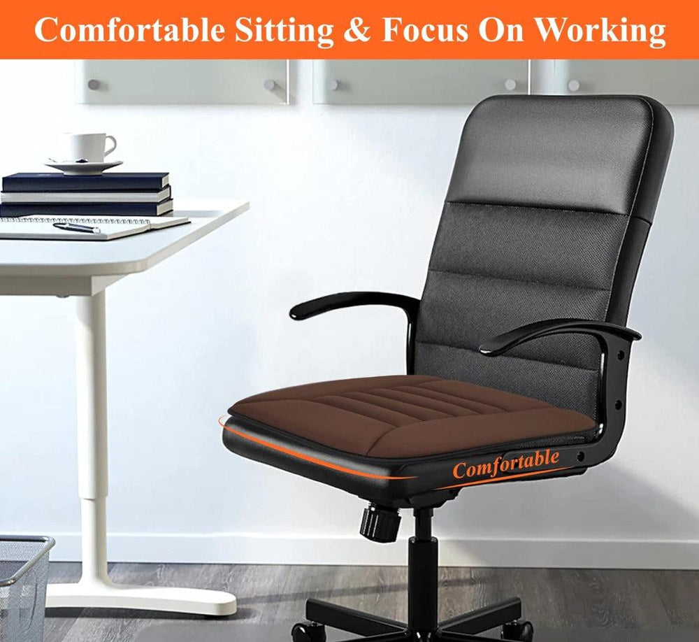 Memory Foam Car Seat Cushion – Ergonomic Gel Support, 54×47cm & Breathable Cover