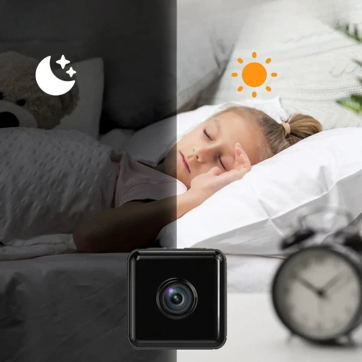 Mini WiFi Security Camera – 1080P HD, Magnetic Mount & iOS/Android App