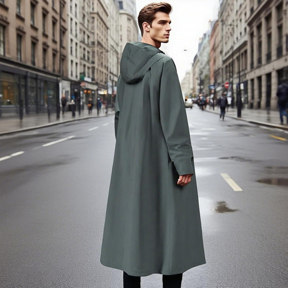 Veridra Long Waterproof Raincoat for Women - Stylish & Durable Weather Protection