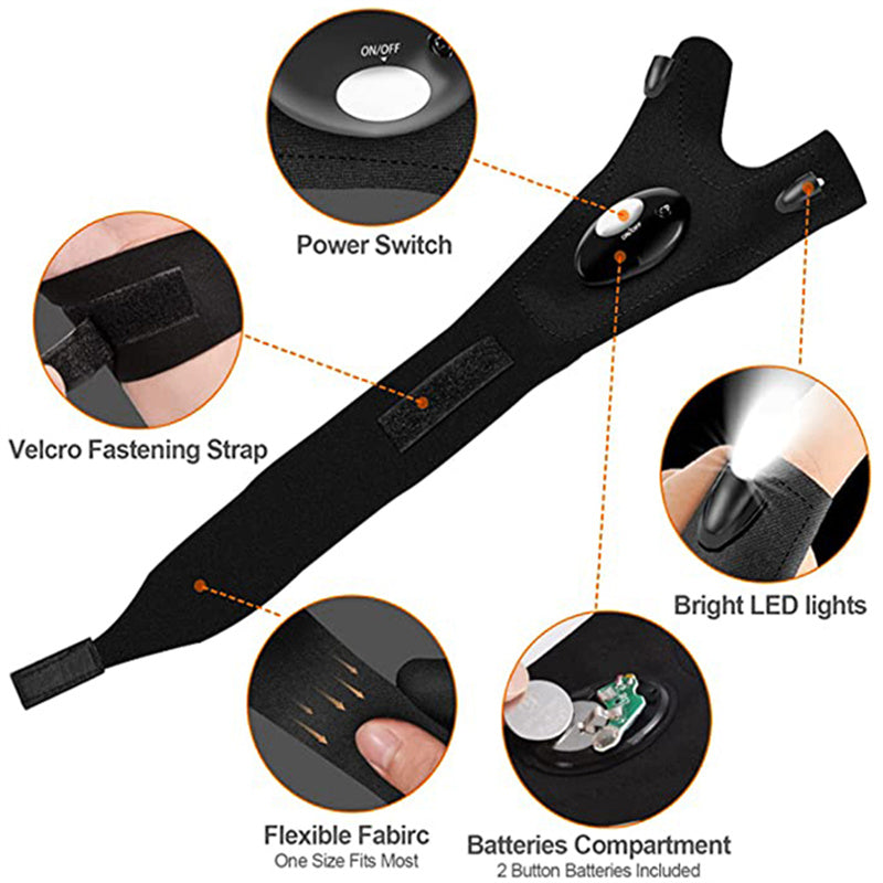 LED-Handschuhe mit integrierten Lichtern