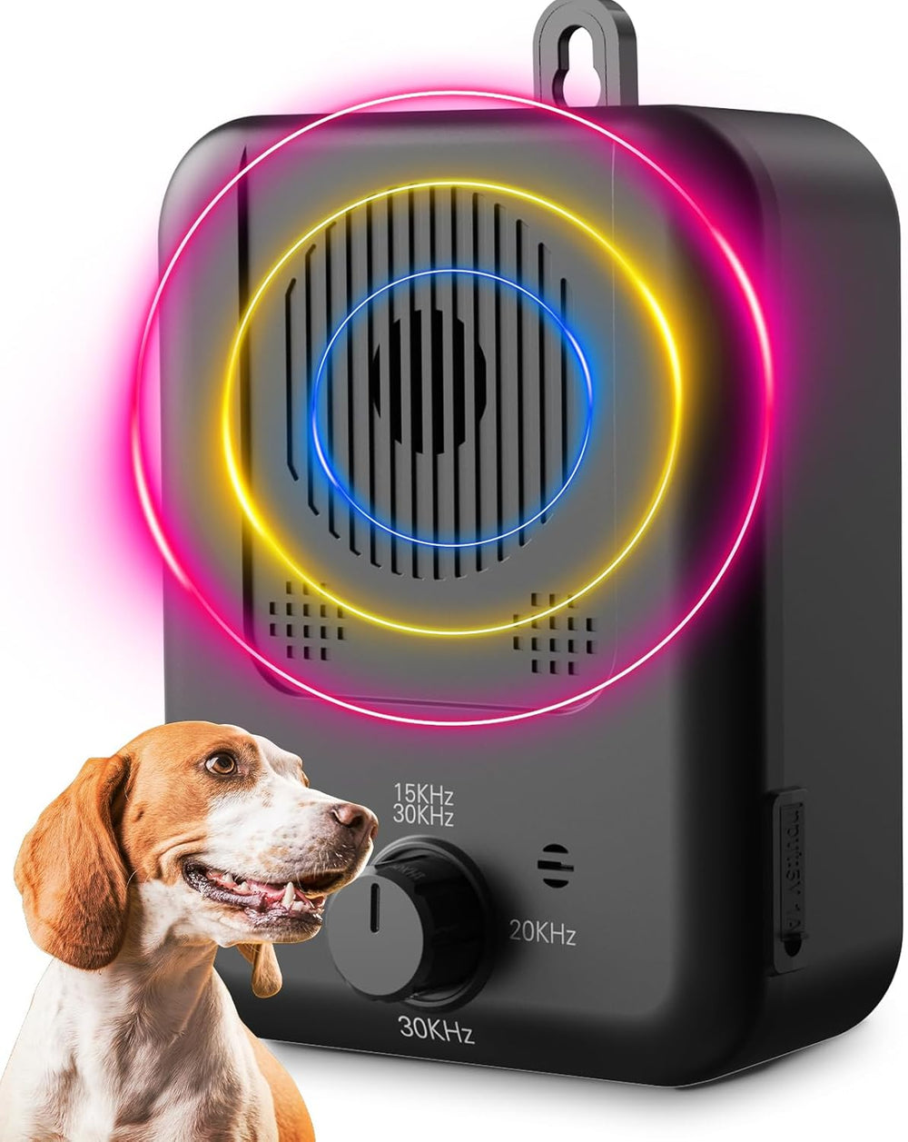 Calvero Rechargeable Ultrasonic Anti-Barking Device with 50ft Range