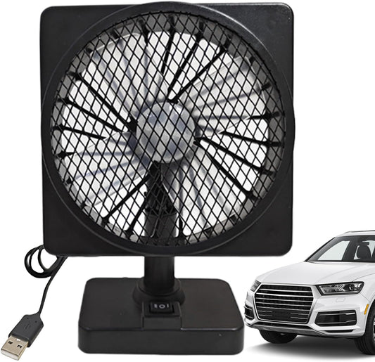 12V USB Air Circulator Car Cooling Fan – 360° Rotation