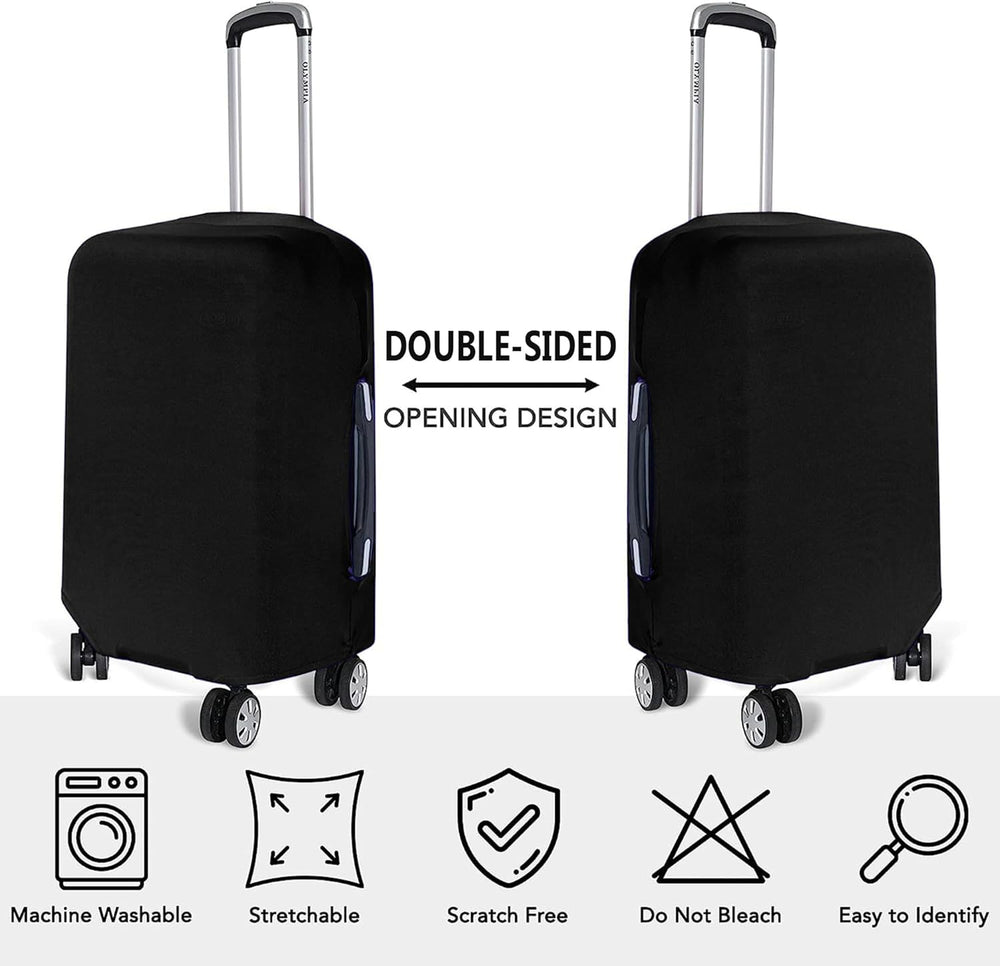3-Piece Stretchable Luggage Cover Set - Durable Anti-Tear & Dustproof Protection for Travel