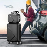 2-Piece ABS Hard Shell Luggage Set with TSA Lock & 360° Spinner Wheels - Lightweight, Durable Travel Suitcase Set
