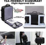 Expandable 45-55L Waterproof Travel Backpack