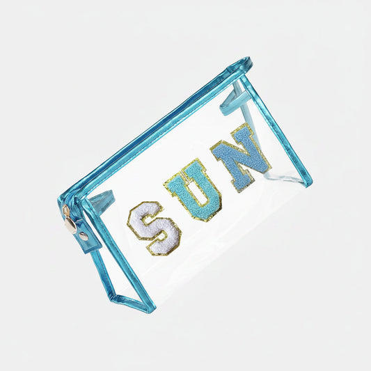 Clear Makeup Bag – Travel Cosmetic Organizer & Beach Pouch