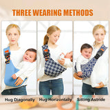 Adjustable Baby Carrier – Ergonomic Buckle System, Cotton Blend & 0.5-3 Years