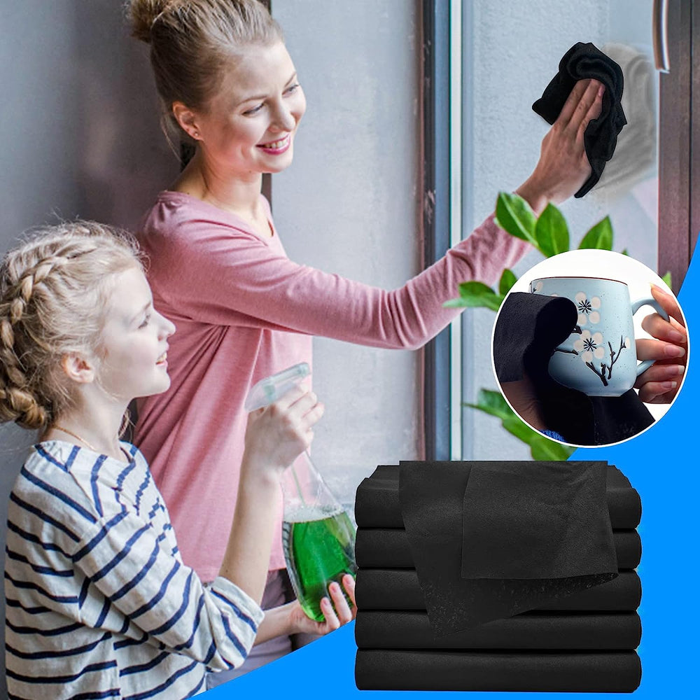Microfiber Cleaning Cloth – Streak-Free & Lint-Free for Glass & Mirrors