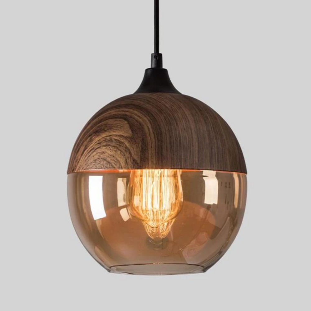 NordLuna – Stylish Scandinavian Wooden Ceiling Lamp