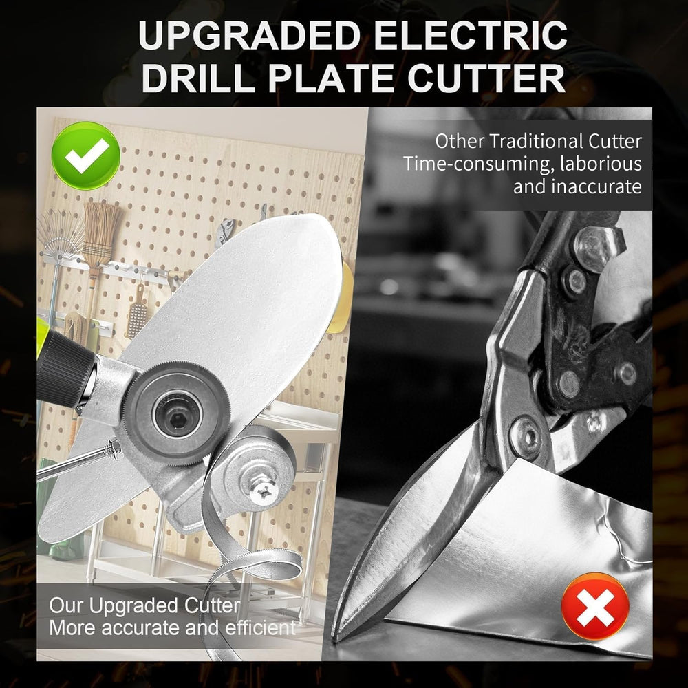 Enhanced Product Title: "Metallschneider Bohrmaschinen-Aufsatz mit Schutzhaube & Hochwertiger Schneidscheibe – Präzise Metallbearbeitung" 

This title incorporates relevant keywords while emphasizing the product's features and benefits, making it more app