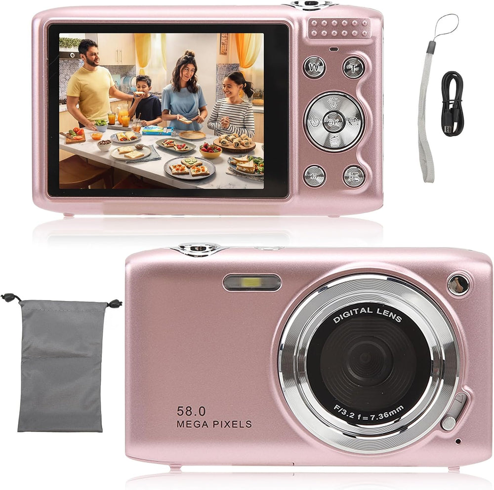Lumora 4K Digital Camera – Pink