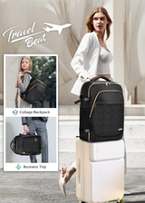 40L Airline-Approved Travel Backpack with 6 Packing Cubes & Dedicated Laptop Compartment - Perfect for Travel & Commuting
