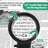 BowLift | Full-Page Magnifying Glass with LED Light – Hands-Free Reading Aid for Books, Crafts & Hobbies