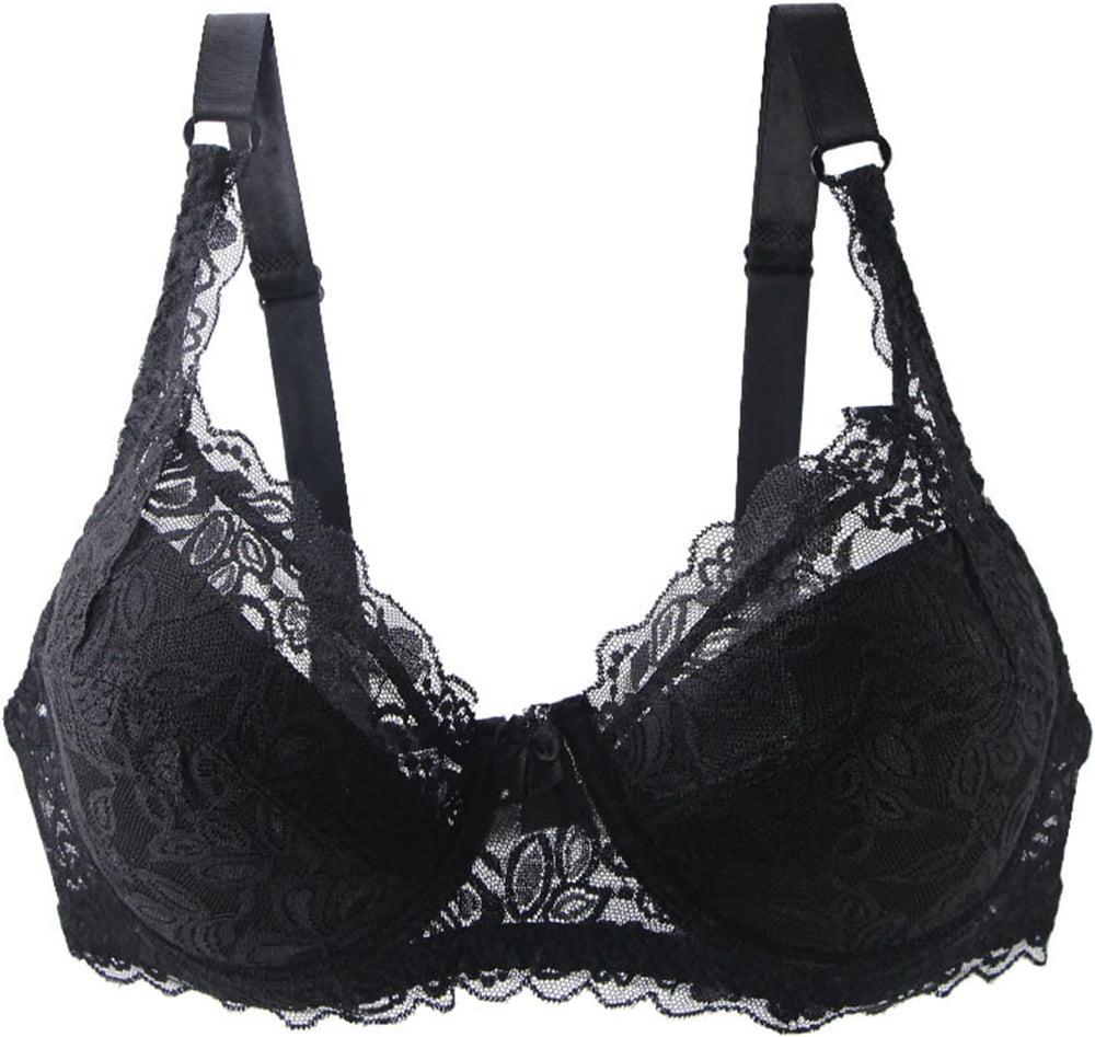 Plus-Size Lace Bra - Sexy & Elegant Design for Comfort and Style
