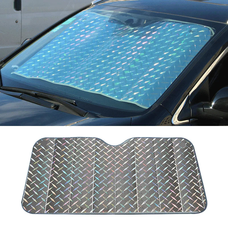 Car Windshield Sun Shade – Reflective UV & Heat Protection, 4 Sizes