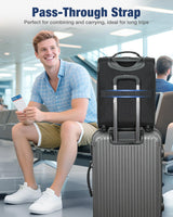 Lightweight Softside Expandable Carry-On Suitcase with Wheels – Airline Approved Travel Luggage