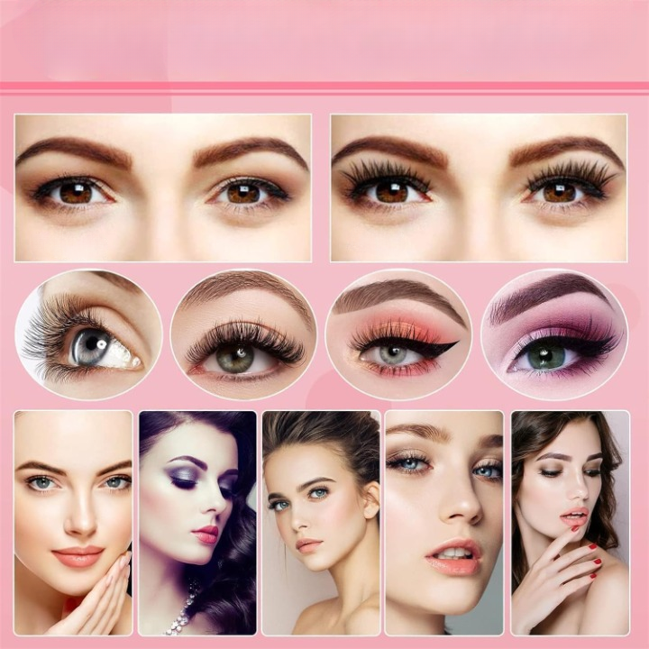 Women's Reusable Magnetic Eyelashes – Glue-Free, Natural Look & Washable