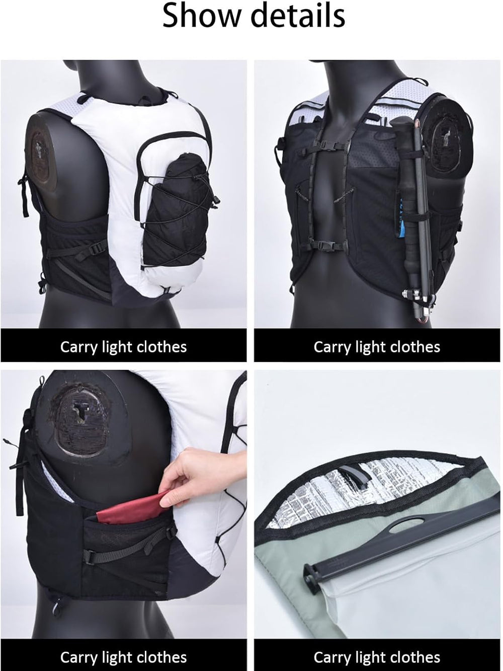 Alvory Lightweight Running Vest Backpack – Hydration Pack for Trail Running & Cycling – Perfect for Outdoor Adventures