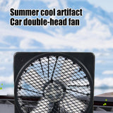 12V USB Air Circulator Car AC Cooling Fan with 360° Rotation (1+1 Free) - Aurovent