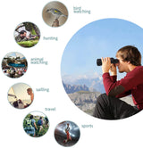8x35 Binoculars – Waterproof, 35mm Lens & Compact for Bird Watching