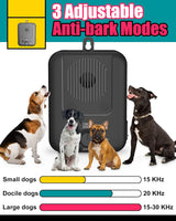 Calvero Rechargeable Ultrasonic Anti-Barking Device with 50ft Range