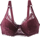 Plus-Size Lace Bra - Sexy & Elegant Design for Comfort and Style