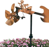 Metall-Windrad 'Rockband' – Einzigartige Bewegte Gartendeko für Stil und Charakter