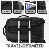 15” Waterproof Laptop Backpack with Side-Open Design & USB-C Port - TrekPro Series | Durable & Stylish Travel Bag
