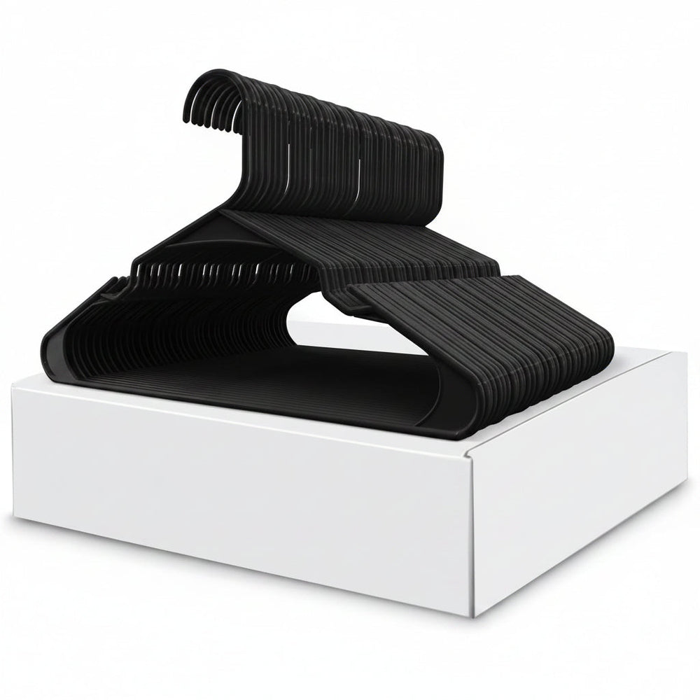 Clothes Hangers Plastic Set Heavy Duty Slim Closet Organizer