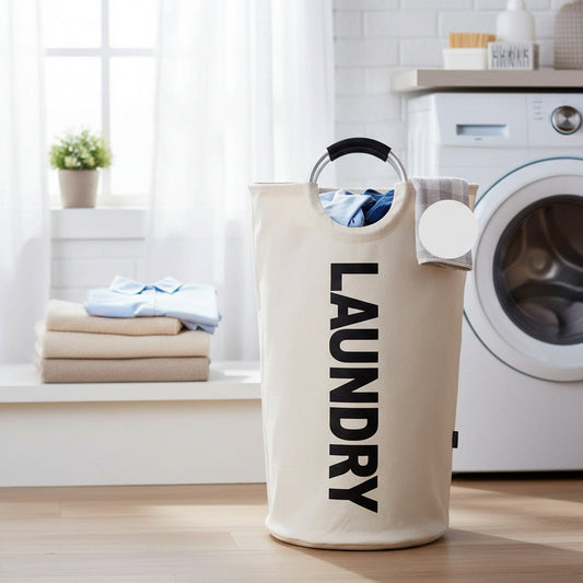 Laundry Hamper – Large 90L Capacity, Foldable Design & Waterproof Fabric