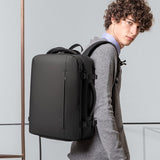 Expandable 26-45L Waterproof Travel Backpack with Laptop Sleeve & Versatile Duffle Carry - Perfect for Hiking, Camping, and Daily Use