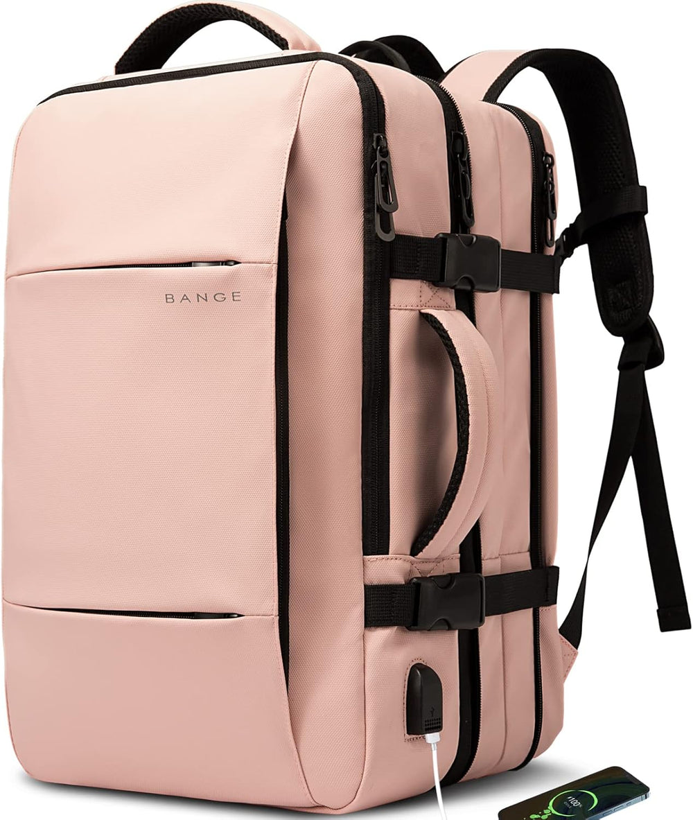 Expandable 26-45L Waterproof Travel Backpack with Laptop Sleeve & Versatile Duffle Carry - Perfect for Hiking, Camping, and Daily Use
