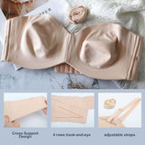 Ultra-Soft Seamless Plus-Size Bra for Women – Adjustable Straps, Comfortable Back Closure, Perfect for Everyday Wear