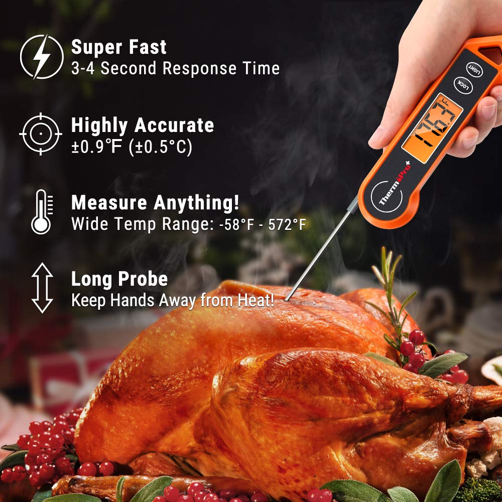Enhanced Product Title: "Digitales Fleischthermometer – Schnelle & Präzise Temperaturmessung in nur 3-4 Sekunden – Ideal für Grillen & Kochen" 

This title includes relevant keywords and phrases that can help improve visibility and attract potential buyer