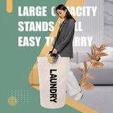 Laundry Hamper Large Foldable Waterproof Fabric Basket