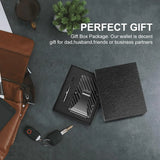 RFID-Schutz Slim Wallet mit Geldclip – Eleganter Kartenhalter für sicheres Aufbewahren