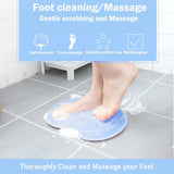 Silicone Foot Scrubber Mat – 1000+ Bristles, 104 Suction Cups & BPA-Free TPR