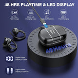 Zeyora – Wireless Bluetooth 5.3 Sport Earbuds with Noise Reduction and 48H Playback