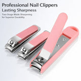 Stainless Steel Manicure Set – 6 Tools, 0.02mm Blade & Travel Case