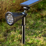 Solar LED Garden Spotlight – Auto Dusk Sensor, Weatherproof & 4/7-Pack