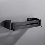 Kalsten | Matt Black Modern Bathroom Accessories Set, Set of 3, Bathroom Shelf