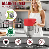 Silicone Mixing Bowl Liner for KitchenAid – 4.5-5 Qt, Non-Stick & Lid