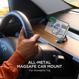 Magnetic Car Phone Mount – 360° Rotation, Foldable, Universal Fit