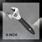 Adjustable Ratchet Wrench – Self-Tightening, Non-Slip TPR Grip, 20/25/30cm