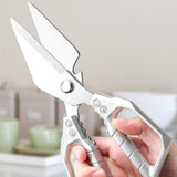 Stainless Steel Kitchen Shears – Heavy Duty, Ergonomic Non-Slip Grips & Multipurpose