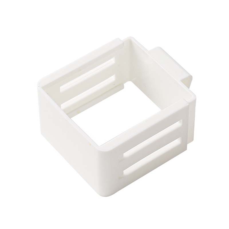 Adjustable Fridge Door Organizer – Expands 16.5–26cm, Polypropylene, White