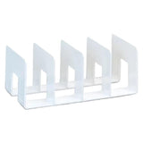 4-Compartment Desk Organizer – Book & File Sorter, Vertical or Horizontal & 4 Colors