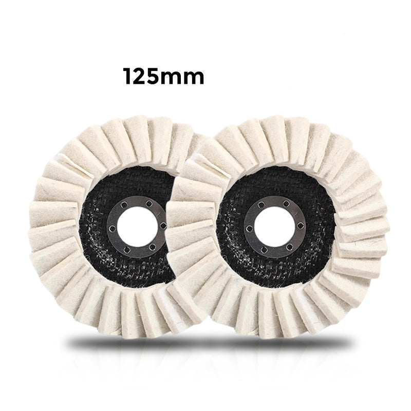 Wool Polishing Pads – 115mm & 125mm, 13,000 RPM for Angle Grinders