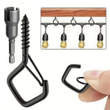 Stainless Steel S-Hooks – Safety Lock, Weatherproof & 20-Pack for String Lights